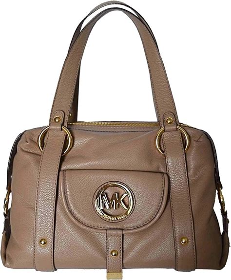 michael kors fulton leather large satchel|Michael Kors non leather bags.